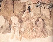 LIPPI, Fra Filippo Disputation in the Synagogue (detail) sg oil painting